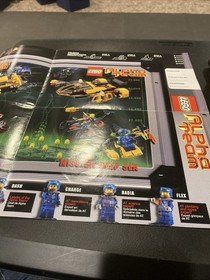 Lego Alpha Team Mission Deep Freeze Manuals Only 4746 4742 4742 Poster Lot 01