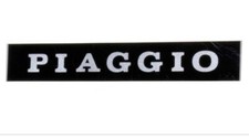TARGHETTA ADESIVA "PIAGGIO" PER SELLA  VESPA PX 125 150 200 TIPO 181326