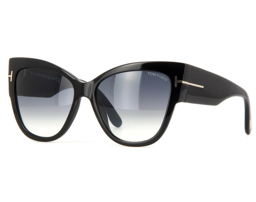Tom Ford Anoushka FT0371 01B Sunglasses 