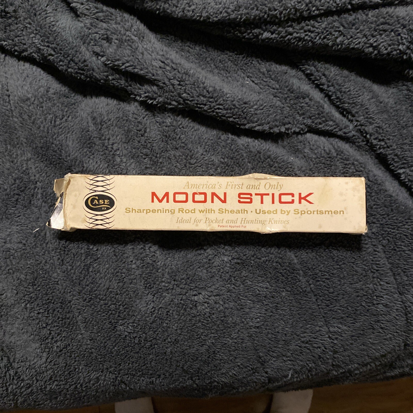 CASE XX MOON STICK Knife Sharpener Rod with Sheath and Original Box eBay