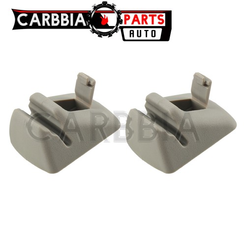 Pair for Ford Focus 2000 2001 2002 2003 2004 2.3L Grey Sun Visor Retainer Clip - Picture 3 of 9
