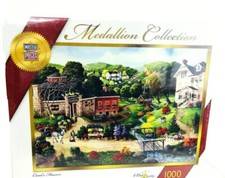 NIB Master Pieces Medallion Collection 1000 Piece Jigsaw Puzzle Carol s Flowers