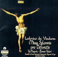 Lodovico Da Viadana, Vox Hesperia, Romano Vettori, Ensemble De Cui CD #G2054632