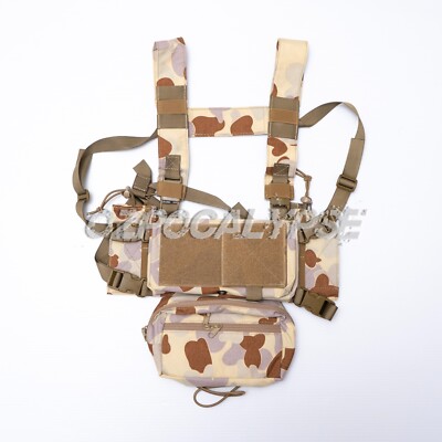 DPDU Tactical Chest Rig - Army Molle Camouflage Australian Desert ...