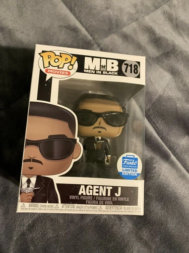 Funko Shop Exclusive Limited Edition Men in Black MIB Agent J Pop Movies Ding