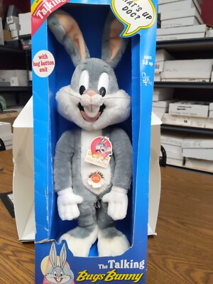Vintage 24K Company Talking Bugs Bunny Commemorating 50th Birthday