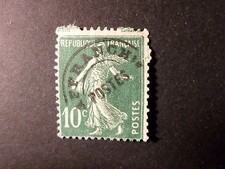 FRANCE - VARIETE PIQUAGE timbre PREOBLITERE 51, type SEMEUSE, (*)