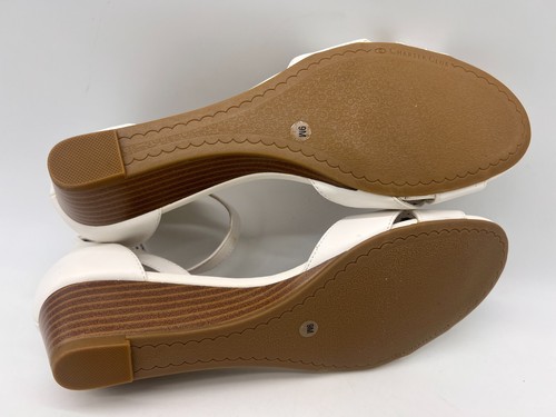 Charter Club Gippi White Synthetic Casual Sandals Wmn's Size 9 M Ankle Strap - Picture 13 of 16