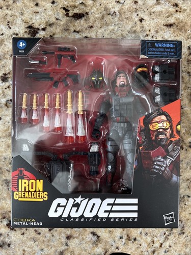 IN-HAND G.I. Joe Classified Series Deluxe IRON GRENADIER METAL-HEAD #118 MISB 6 5010996209740