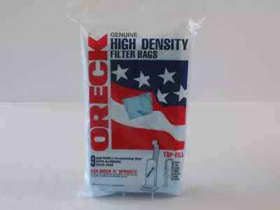 Genuine Oreck PK80009 High Density Filter Bags for XL Uprights Top Fill 9 in Pkg