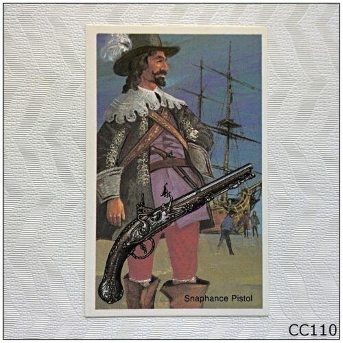 Wills Embassy World Of Firearms #5 Snaphance Pistol Cigarette Card (CC110) - Picture 1 of 2