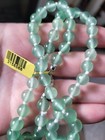 Green Onyx Stone Bead Necklace Platinum over Sterling Silver TGW 131.89 CTS — photo 4