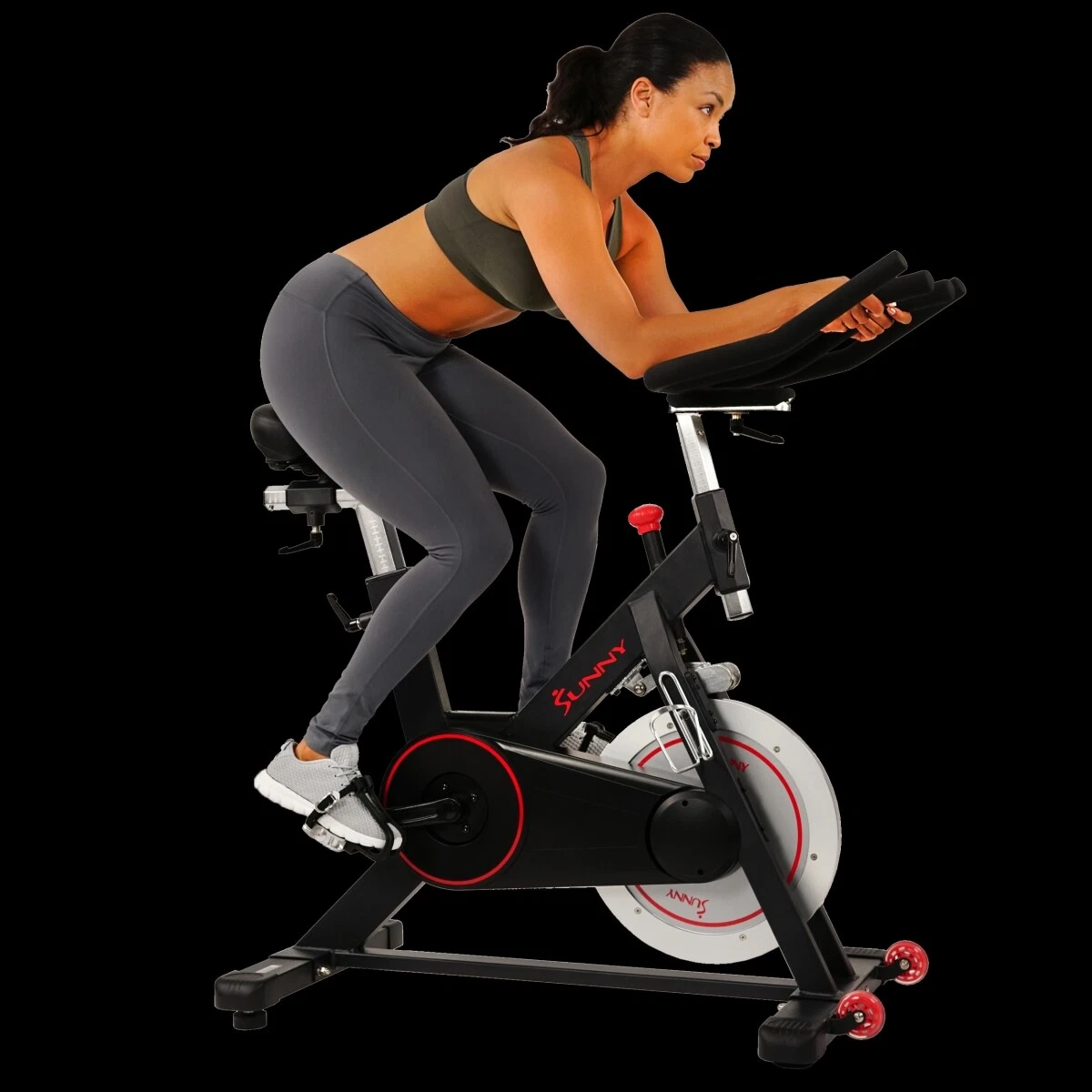 Sunny Health & Fitness SF-B1805 Magnetic Belt Drive Indoor Cycling Bike  with Hig 815749012289