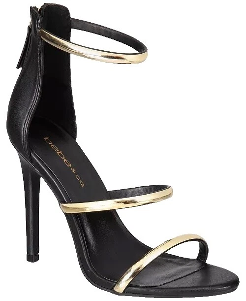 Bebe Sandalias Negro para Mujeres