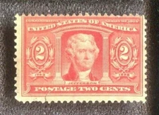 Scott No. 324 - 2c Carmine   MH