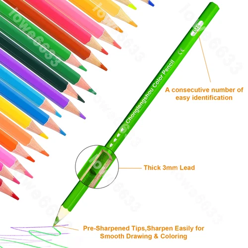 120 Color Premium Art Drawing Pencils for Adults Coloring Books Soft Core NEW - Picture 3 of 21