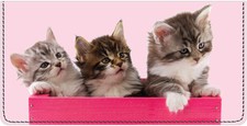 Precious Kittens Checkbook Cover  Item LW8K