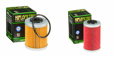 HiFlo oil filter short and long combo-Fits: KTM 250-400-450-525 -HF157-HF155