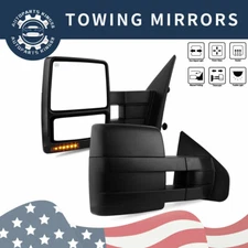 Power Heated Tow Mirrors for 2004 2005 2006 Ford F150 LED Signal Puddle Lights