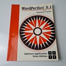 Software Guide Book WordPerfect Dennis Curtin Save Edition