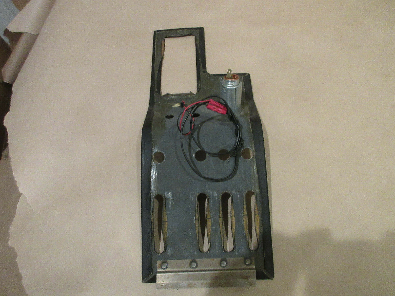 Ferrari 308 Heater Console Top Panel / Switch Plate  P/N 60037306