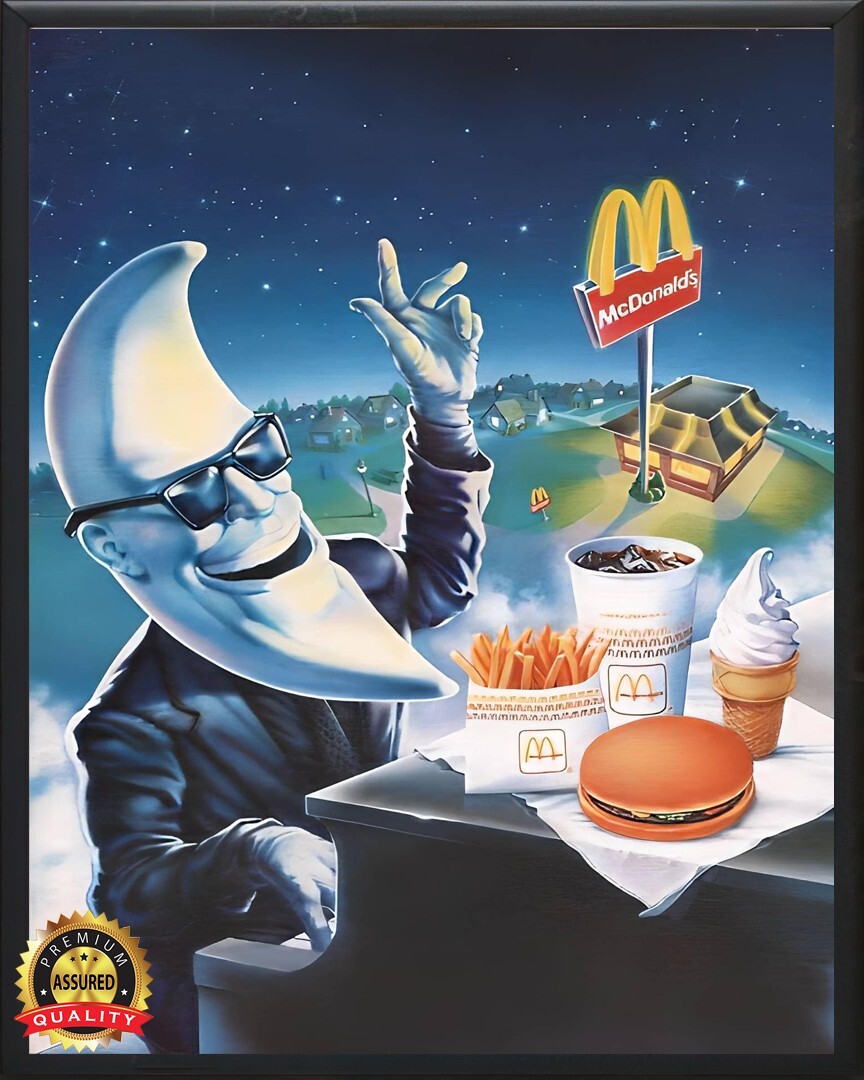McDonalds - It's Mac Tonight - 1987 - Moon Head Guy - Rare McDonalds - It's Mac Tonight - 1987 - Moon Head Guy - Rare