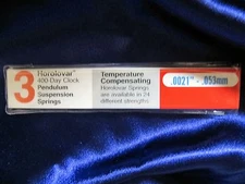 400 Day / Anniversary Clock .0021 Suspension Spring / Wire - Horolovar