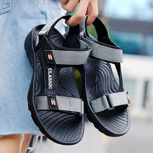Men's sports sandals open toe beach sandals outdoor sports arch support sandals - Picture 4 of 20