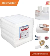 100 Pack Foam Wrap Sheets 12x12" Cushioning Protection for Moving Fragile Items