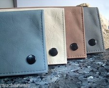 Tabaktasche Tabakbeutel Drehertasche im Leder Design 4 Farben mit Blättchenfach