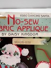 New ListingVintage Daisy Kingdom No Sew Fabric Applique 6980 Dancing Santa Christmas