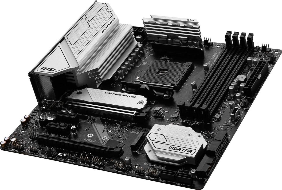 MSI MAG B550M MORTAR WIFI DDR4 AM4 AMD B550 Micro-ATX Wi-Fi 6E