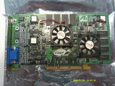New! Ati Rage Fury Maxx 128pro Dual Processor Agp 64mb Graphics Card W/driver Cd