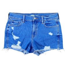 Old Navy Woman  s Boyfriend Short Size 2 Mid Rise Distressed