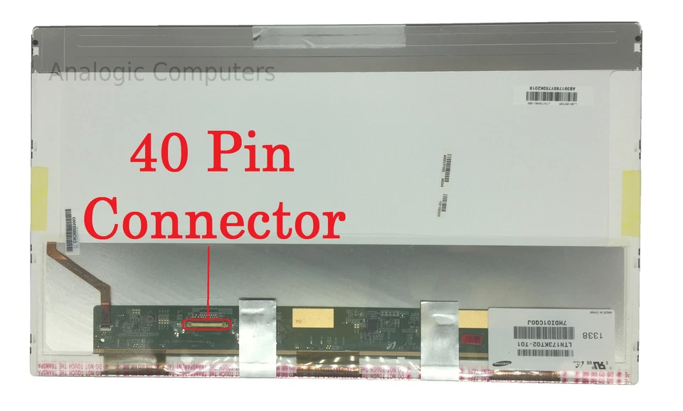 FÜR ACER ASPIRE 7740G-6364 KOMPATIBEL 17,3" BLEND LED LCD BILDSCHIRM OHNE HALTERUNGEN - Bild 4 von 4