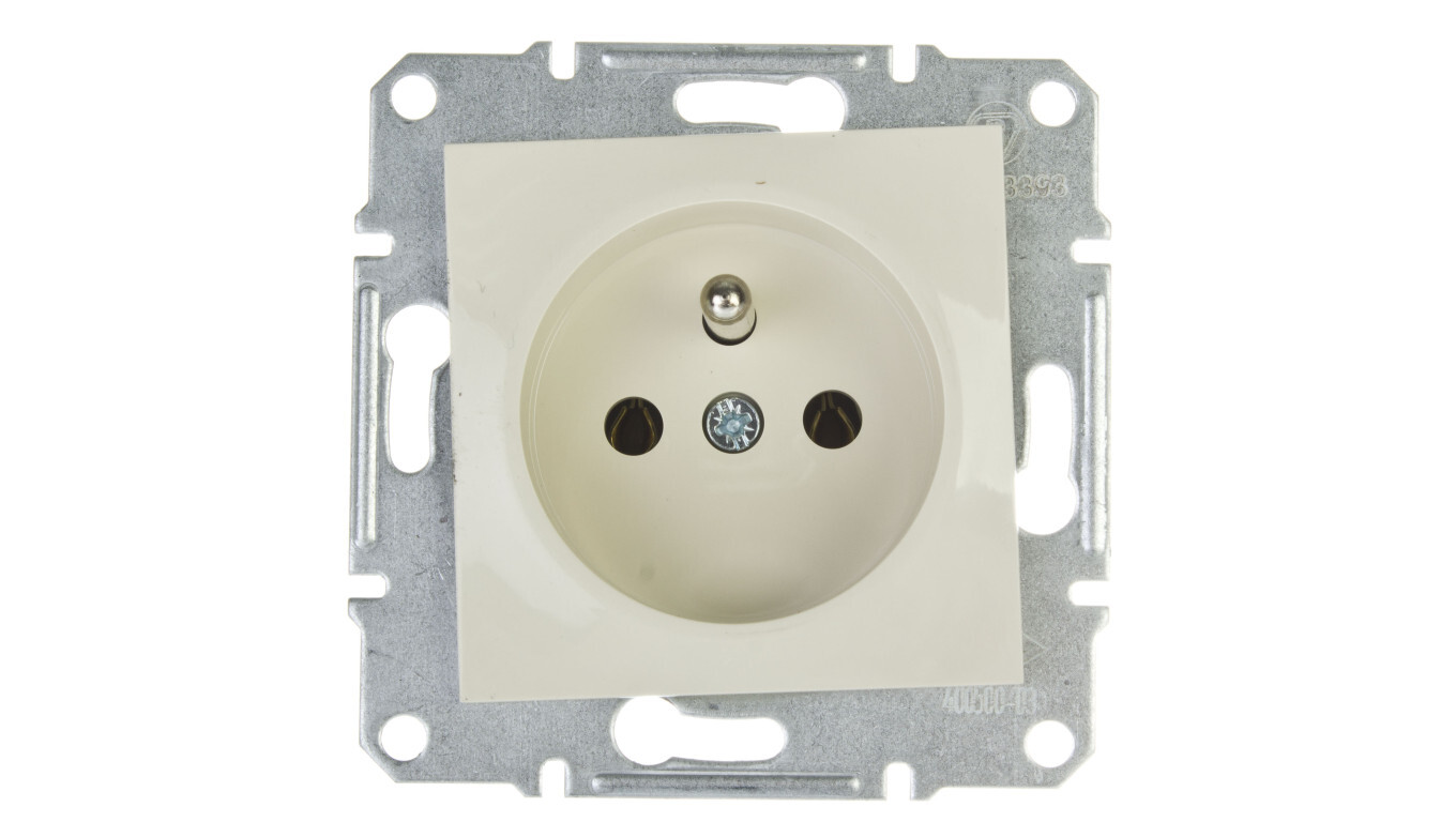 ASFORA Single socket with/without frame, cream EPH2800723 /T2UK