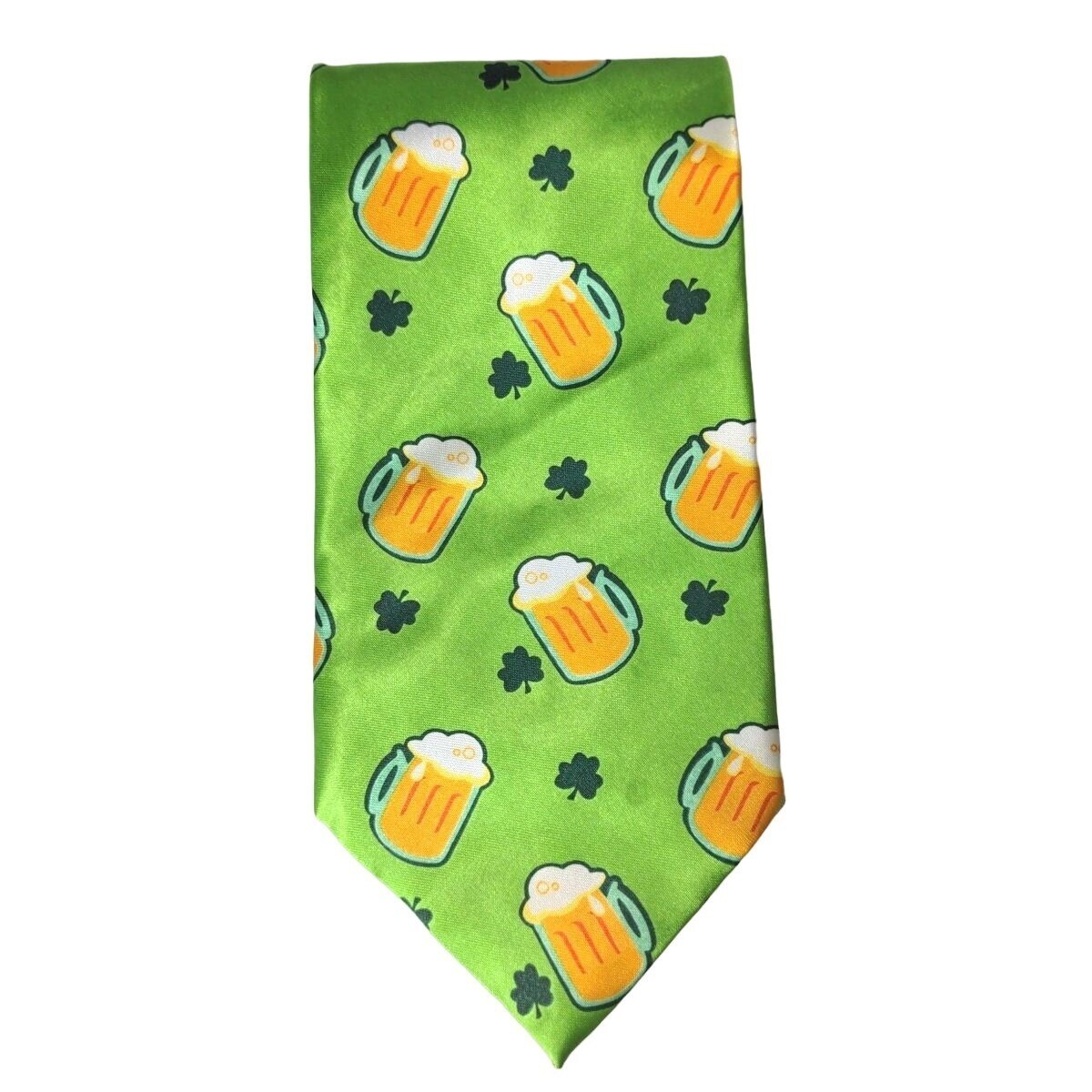 St Patrick's Day Green Beer Mugs Shamrocks Irish Novelty Necktie eBay