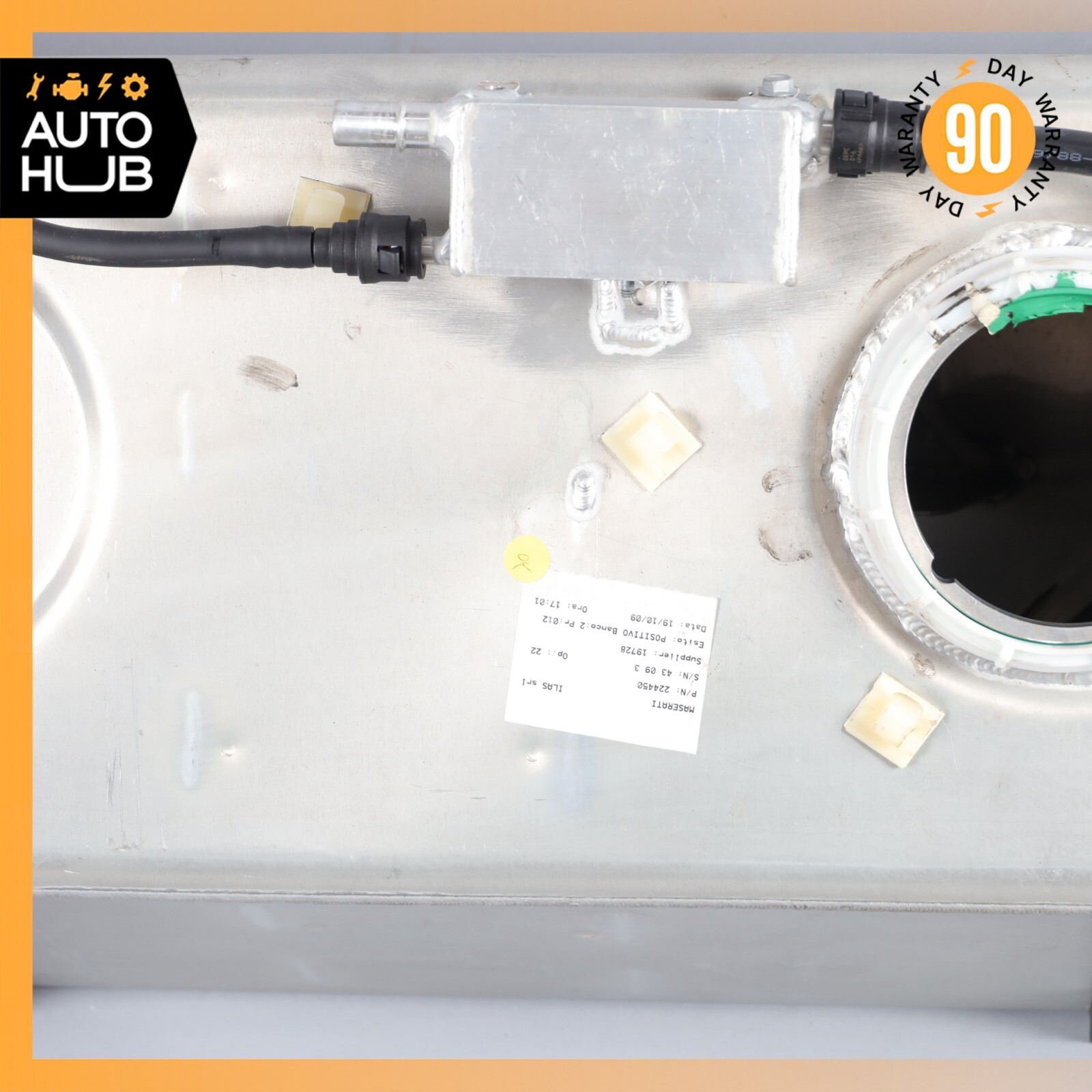 08-18 Maserati GranTurismo M145 Coupe Gas Fuel Tank Reservoir Assembly OEM 61k