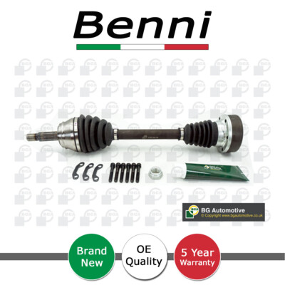 Driveshaft Front Left Benni Fits VW Golf Caddy Scirocco Corrado Seat Ibiza