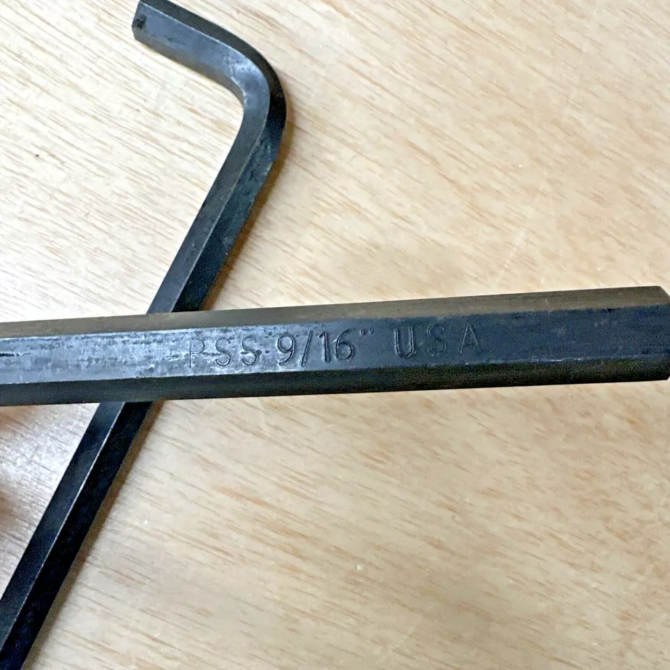 2 - Allen 9/16" x (9.5"L) Long Arm Hex Key Wrench - Image 4 of 4