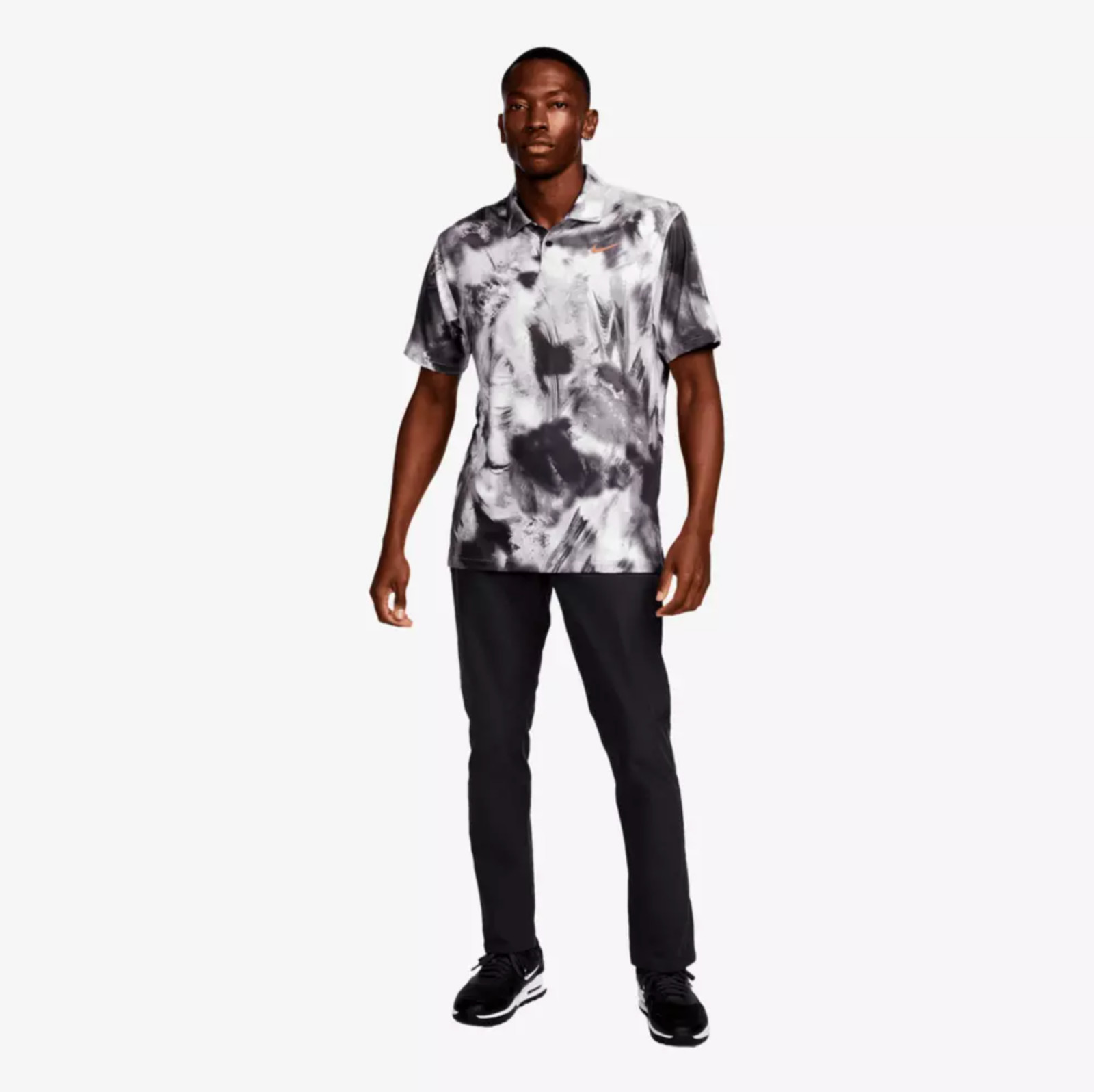 Мужская рубашка поло для гольфа с принтом Nike Dri-Fit, размер L, Новая Зеландия, 80$+НАЛОГ