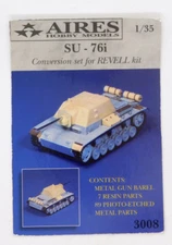 Aires Hobby Models SU-76i 1:35 3008 NO ORIGINAL BOX NO PE Conversion Model Kit