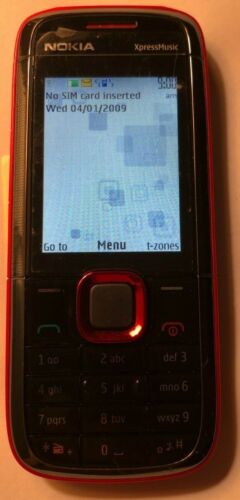 PROTOTYPE Nokia XpressMusic 5130 (T-Mobile) Cell Phone Red Fast Shipping NEW  - Picture 1 of 4