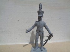 Stadden, Napoleonic Hussar cavalry, soldier, rare unpainted 54mm lead, ME