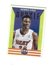 2012-13 Panini Past and Present #209 Norris Cole RC  MIAMI HEAT