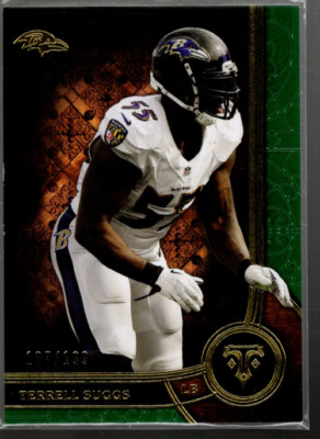 A4154- 2015 Topps Triple Threads Emerald #31 Terrell Suggs /199 - NM-MT