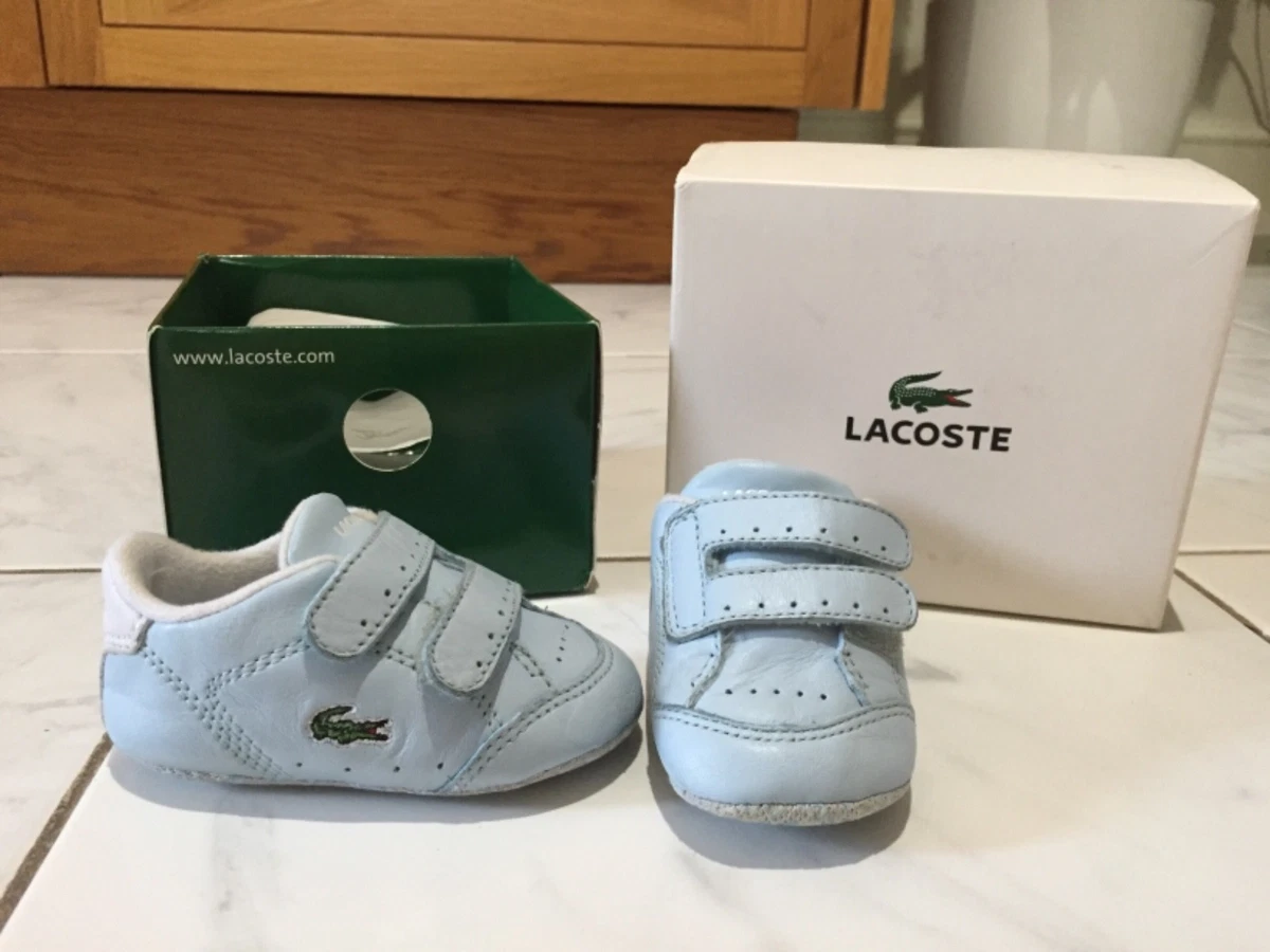 Infant baby Boys Lacoste Trainers UK2 eBay