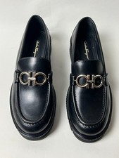 Salvatore Ferragamo ROLO LUG loafers 7 C NIB