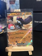 Great Tusk ex 123/198 Double Rare Scarlet & Violet Pokemon Holo Near Mint