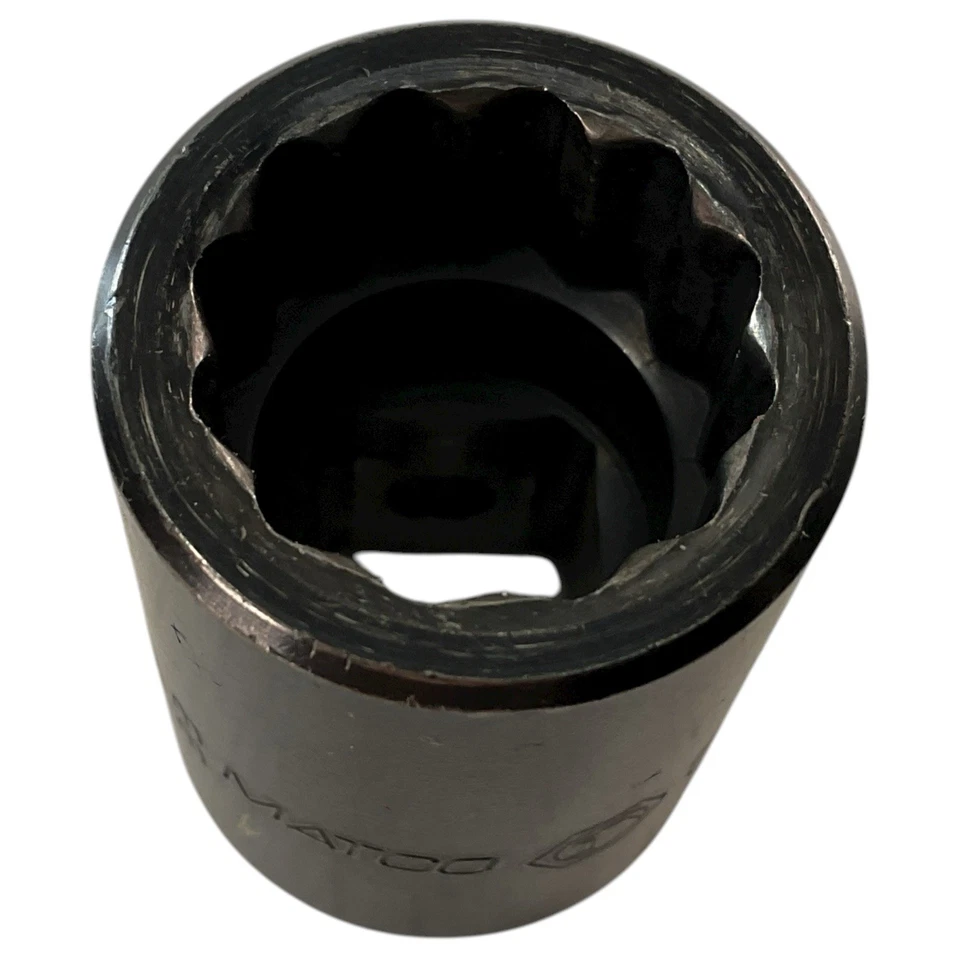 Matco CP18M2A 18mm Impact Socket 1/2" Drive 12 Point Deep Metric Mechanic Tools - Image 4 of 4